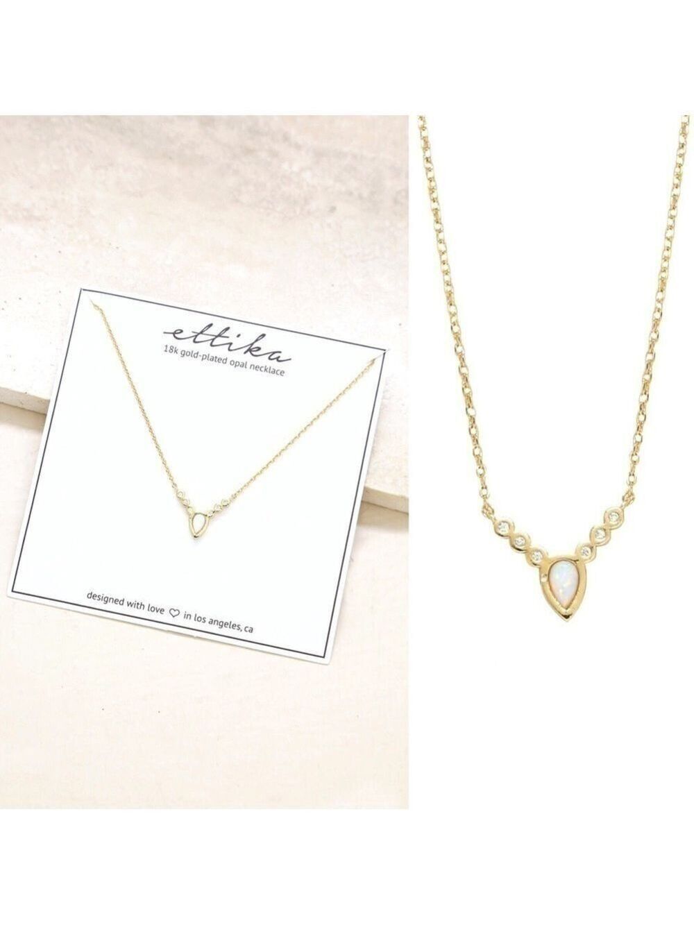 Ettika Kyocera Opal Necklace